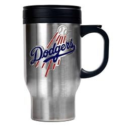 Los Angeles Dodgers MLB Stainless Steel Travel Mug - Primary Logo by Great American Products