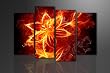 Bild auf Leinwand Fire Fly 130 x 80 cm 4 Teile Modell-Nr. XXL 6147 Bilder fertig gerahmt auf echtem Holzrahmen riesig. Ausf�hrung Kunstdruck als Wandbild auf Rahmen. G�nstiger als �lbild Gem�lde Poster Plakat.