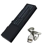 7200mAh 9 CELL Replacement DELL Inspiron 6400 1501 E1505 Latitude 131L Laptop Battery 312-0428 0UD260 KD476 GD761 GD761 KD476 series Laptop w/ 3Ft USB2.0 AM/AF Extend Cable-- 80Whr Replacement Battery