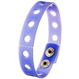 DIY Jewelry Making: Plastic bracelet for croc charms - Lavender