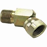 Buyers 1/4in. F NPSM x 1/4in. M NPTF 45 Degree Swivel Adapter
