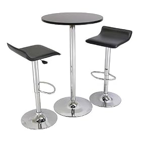 Click here to buy 3 Piece Black Pub Set by SmartBargains.