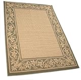 Vendor Development #EL5005 5'x8' Ivory Border Rug