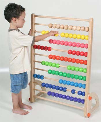 Childrens Toyshop  Toys : Giant wooden abacus
