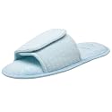 MUK LUKS Women's I Luv Planet Earth Bamboo Adjustable Waffle Open-Toe Scuff