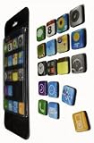 App Magneten (App Magnets) - 18er Set Kühlschrank Magneten im coolen App Look