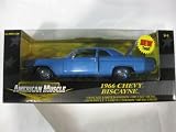1966 Chevrolet 150 Biscayne Available in Blue and Red Diecast 1:18 Scale Limited Edition VERY RARE American Muscle by Ertl 2003