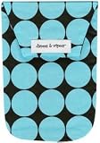 Diapees and Wipees Accessory Bag - Blue Disco Dot