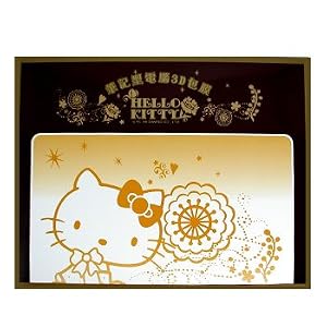 Hello Kitty Decorative Laptop Stickers: Flowers
