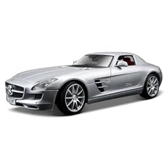 Maisto Mercedes SLS AMG Silber Coupe MODELLAUTO 1:18 36196S