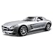 Maisto Mercedes SLS AMG Silber Coupe MODELLAUTO 1:18 36196S