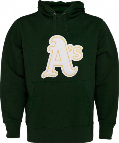Oakland Athletics Dark Pine Signature Hooded Sweatshirt