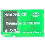 SanDisk Gaming 512MB Memory Stick PRO Duo Card (Green)