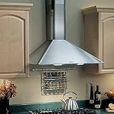 Review Broan  / Broan Elite Rangemaster Series RM503601 Wall Mount Chimney Hood with 270 CFM Internal Blower, Heat Sentry and Multi-Speed Slide Control: 36 Inch/ White