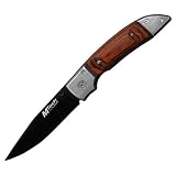 M-Tech Folding Knife Wood Black