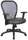 Boss Norstar B6808 Mesh Back Leather Plus Ergonomic Office Desk Chair 41bvsurImXL. SL160 Boss Norstar B6808 Mesh Back Leather Plus Ergonomic Office Desk Chair