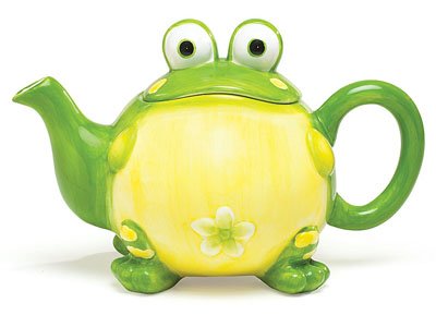 Adorable Toby the Toad/Frog Teapot For Kitchen Decor Adorable Toby the Toad/Frog Teapot For Kitchen Decor