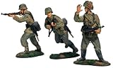 William Britain World War II 54mm Figures GERMAN 17TH WAFFEN SS DIV - FORWARD ADVANCE SET NO 1