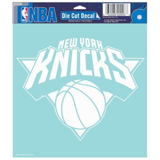 New York Knicks Die Cut Car Window Sticker Decal (8x8 Inches)