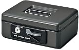 PLUS 小型手提金庫 ダークグレー CB-060G DGY 12-860