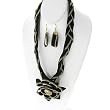 Zip it Up Necklace and Earrings