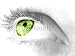 Wallmonkeys Peel and Stick Wall Decals - Envious Eye - Removable Graphic