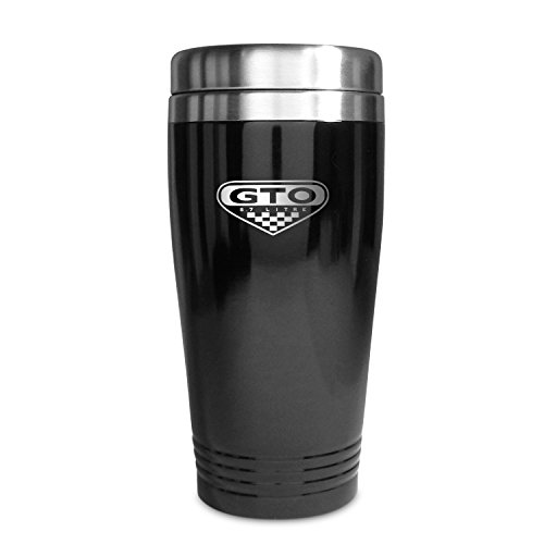 Pontiac GTO Black Stainless Steel Travel Mug Tumbler