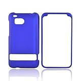 BLUE For HTC Thunderbolt Rubberized Hard Case Cover