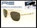 RANDOLPH ENGINEERING AVIATOR 55mm GOLD SUNGLASSES