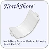 NorthShore Booster Pads with Adhesive, Small, Pack/30