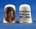 Porcelain China Collectable Thimble - First Lady Laura Bush - Free Gift Box