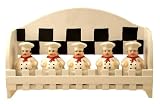 Review ACK  / 5pc spice rack w/wood holder. Fat Bistro Chef Ceramic