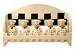 5pc spice rack w/wood holder. Fat Bistro Chef Ceramic