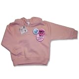 Dirty Fingers  Baby & Toddler Hooded Sweatshirt with 3 printed badges design on front - Born for Ballet, Daddy or Chips?, Mummy drinks because I cry