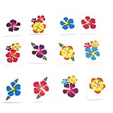 Fun Express Hibiscus Glitter Tattoos (Package of 36)