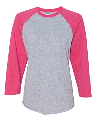 LAT Apparel Adult 100% Cotton Baseball Jersey Tee 3/4 Sleeve T-Shirt