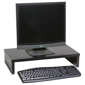 OFC Express Monitor Stand TV Stand 20.5 x 11 x 5.25, Black by