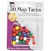 Charles Leonard Map Tacks  - Tacks 3/8" Head - 20/Card, 21238