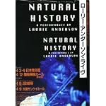 NATURAL HISTORY: A PERFORMANCE BY LAURIE ANDERSON - 1984 JAPANESE TOUR POSTER book cover