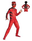Kids Small Jungle Fury Red Power Ranger Costume (4-6)