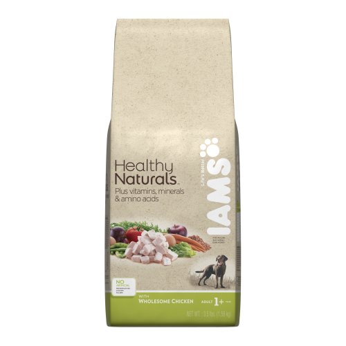 More image IAMS Healthy Naturals Chicken Dry Dog Food, 3.5-Pound Bags (Pack of 5)