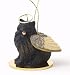 Pomeranian Angel Dog Ornament - Black