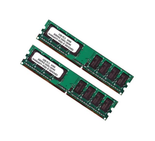 Komputerbay 2GB 2x 1GB DDR2 PC2 6400 800Mhz 240 Pin DIMM 2 GB KIT