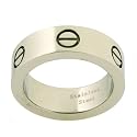 Stainless Steel Ring Unique Screw Design Flat Band Polish Finish 316L (7mm) Width by Bucasi