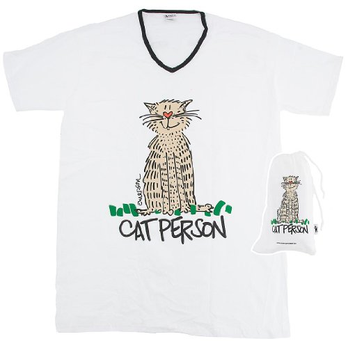Emerson Street Cat Person Nightshirt for Women Onesize