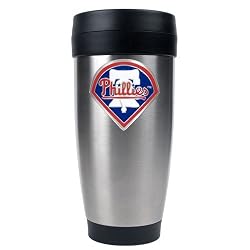 Philadelphia Phillies MLB Stainless Steel Travel Tumbler -Primary Logo by Great American Products