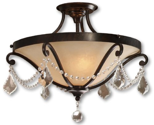 Gianni Oil Rubbed Espresso Ceiling Light