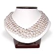 HinsonGayle DIVA Collection Handpicked Ultra-Iridescence 8.5-9.0mm White Cultured Circl&eacute; Baroque Pearl Rope Necklace (82 Inches)