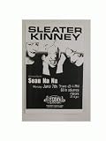 Sleater Kinney Handbill Poster MPLS Sleater-Kinney