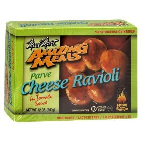 MEAL MART AMAZING HEAT AND SERVE MEALS NON DAIRY CHEESE RAVIOLI IN TOMATO SAUCE